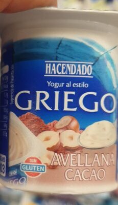 Foto de Yogures griego avellana cacao hacendado