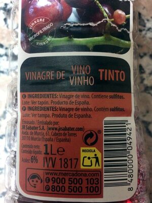 Foto de Essig Vinagre de vino tinto