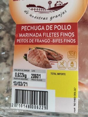 Foto de Pechuga de pollo marinada
