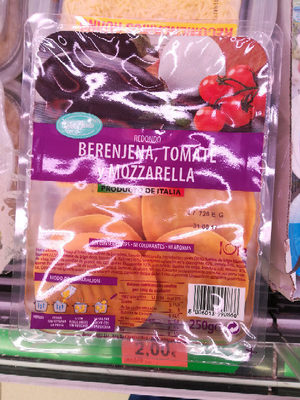 Foto de Tortellini berenjena mozzarella tomate