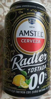 Foto de Cerveza Radler Tostada 0,0% Limon