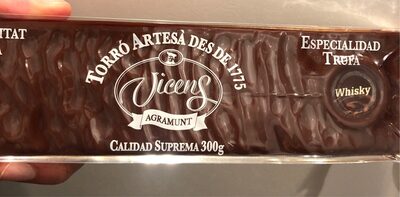 Foto de Turrón trufa whisky