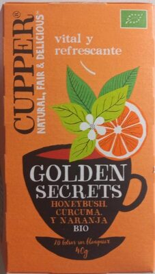 Foto de Golden secrets honeybush cúrcuma y naranja bio