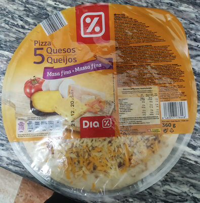 Foto de Pizza 5 quesos