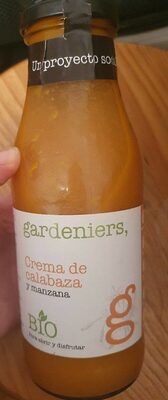 Foto de Crema de calabaza y manzana