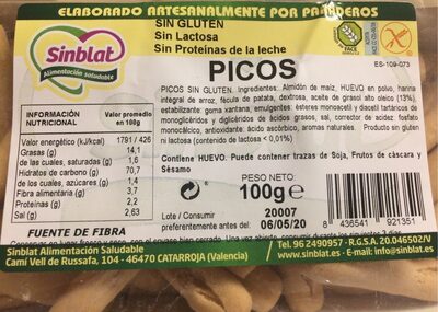 Foto de Picos sin gluten