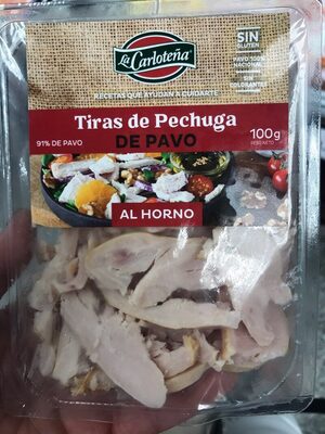 Foto de Tiras de pechuga de pavo al horno sin gluten