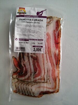 Foto de Panceta curada con pimienta sin piel