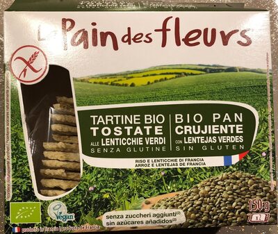 Foto de Bio pan crujiente con lentejas verdes