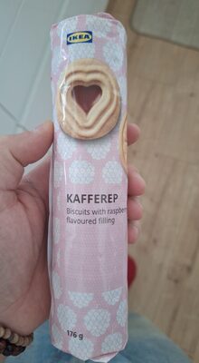 Foto de KAFFEREP Biscuits with raspberry-flavoured filling
