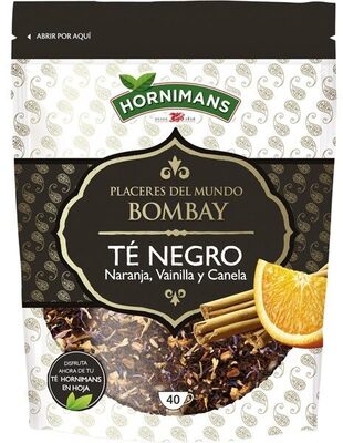 Foto de Placeres del Mundo Bombay té negro con naranja, vainilla y canela