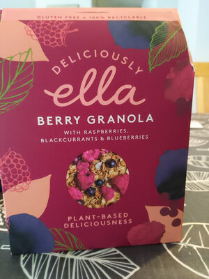 Foto de Berry granola with raspberries, blackcurrants & blueberries