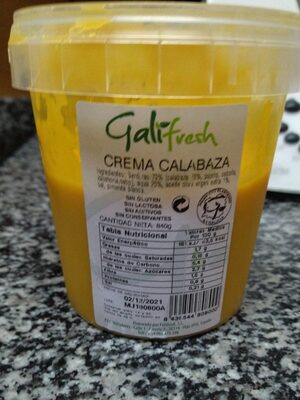Foto de Crema de Calabaza