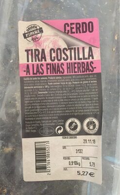 Foto de TIRA DE COSTILLA A LAS FINAS HIERBAS