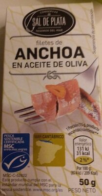 Foto de Filetes de anchoa en aceite de oliva