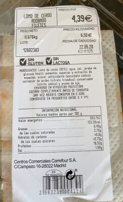 Foto de Lomo de cerdo adobado