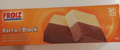 Foto de Barra/Block Sabor Vainilla y Chocolate