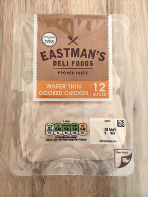 Foto de Wafer thin cooked chicken