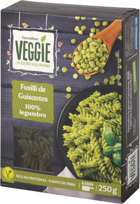 Foto de FUSILLI de GUISANTES 100% legumbre