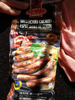 Foto de Salchichas cocidas especiadas de cerdo