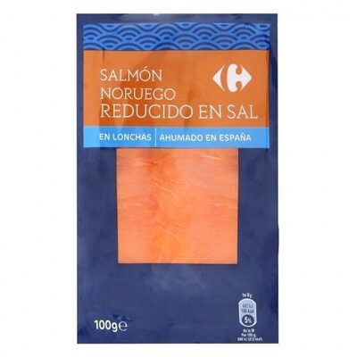Foto de Salmón ahumado reducido en sal