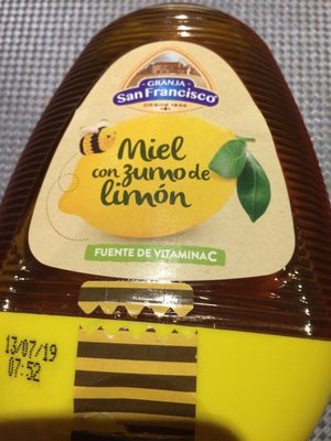 Foto de Miel con zumo de limón
