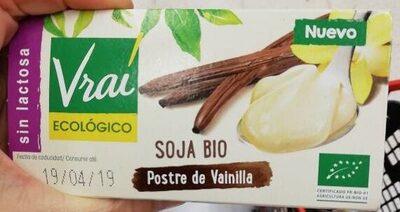 Foto de Postre de vainilla soja bio