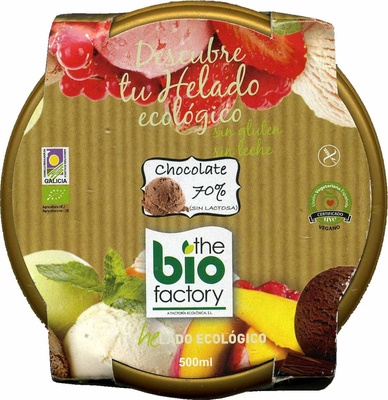 Foto de Helado chocolate 70%