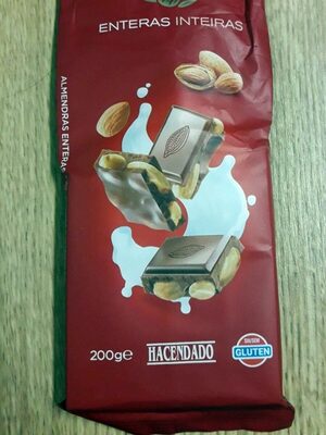 Foto de Chocolate con almendras enteras