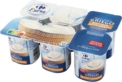 Foto de Yogur griego natural azucarado