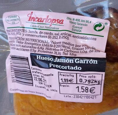 Foto de Hueso jamon garrón precortado