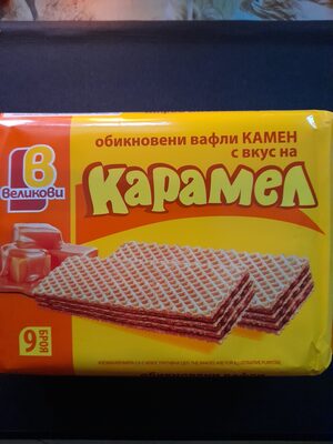 Foto de Обикновенни вафли Камен с вкус на карамел
