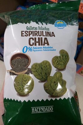 Foto de Galletas espirulina y chía