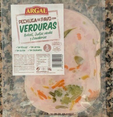 Foto de Pechuga de pavo con verduras