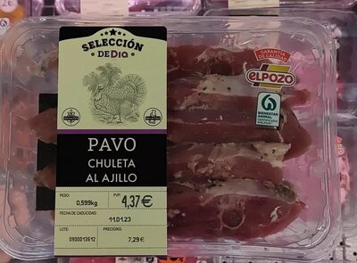 Foto de Chuleta pavo al ajillo