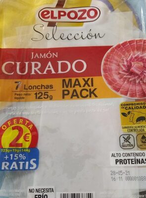 Foto de Jamón curado cruce duroc