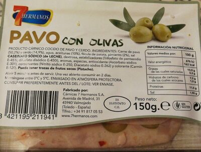 Foto de Pavo con olivas