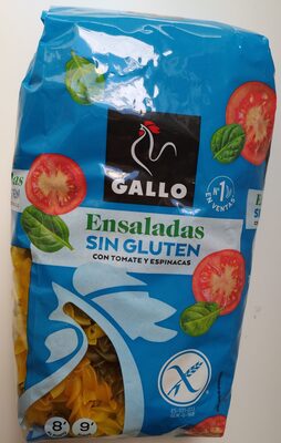Foto de Ensaladas sin gluten con tomate y espinacas