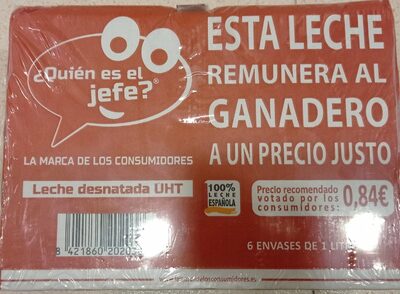 Foto de Leche desnatada UHT