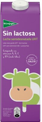 Foto de Leche semidesnatada sin lactosa