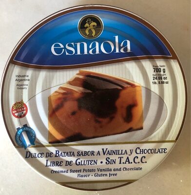 Foto de Dulce de Batata sabor a Vainilla y Chocolate
