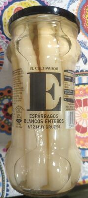 Foto de Espárragos blancos enteros 8/12 muy grueso