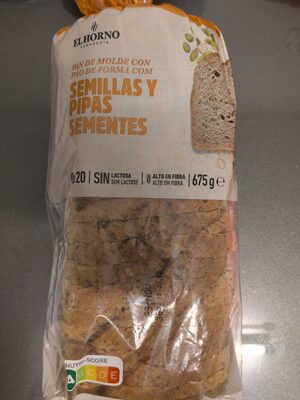 Foto de Pan de molde con semillas y pipas
