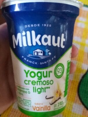 Foto de Yogur cremoso light vainilla