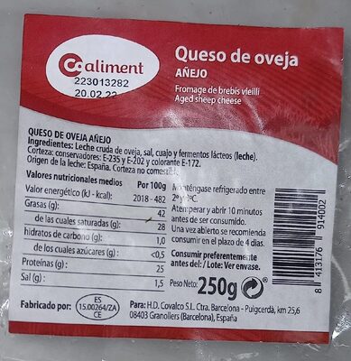 Foto de Queso de oveja añejo