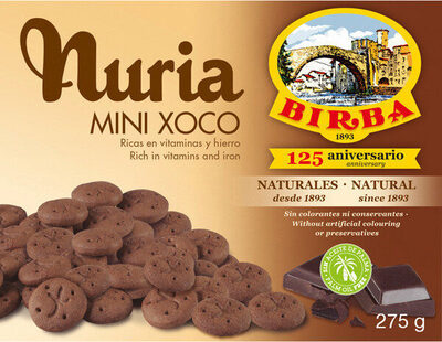 Foto de Nuria mini xoco galletas naturales sin aceite de palma