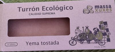 Foto de Turrón ecológico yema tostada