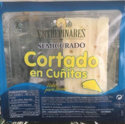 Foto de Queso semicurado en cuñas