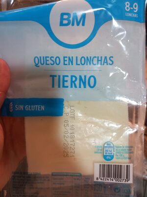 Foto de Queso Tierno En Lonchas