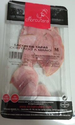 Foto de Lacón en tapas cortado a mano